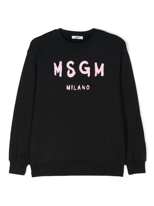 Felpa bambina girocollo MSGM KIDS | F4MSJUSW291110/08